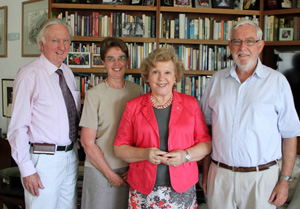 L-R: Denis Blight, Kaye Basford, Sallyanne Atkinson, Kep Coughlan