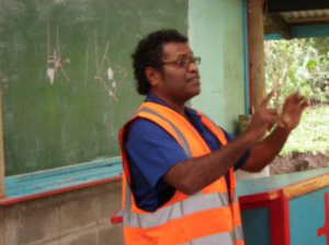 Participants put training techniques into practice by preparing presentations