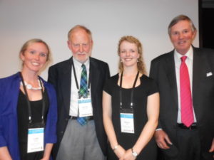 Lydia Turner, Tasmanian Committee Coordinator Dr Neville Mendham, Alison Hall and  Tasmanian Committee Chair Mr Ian MacKinnon