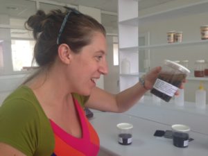 Tamzin Byrne at the International Centre of Insect Physiology and Ecology (icipe) in Nairobi